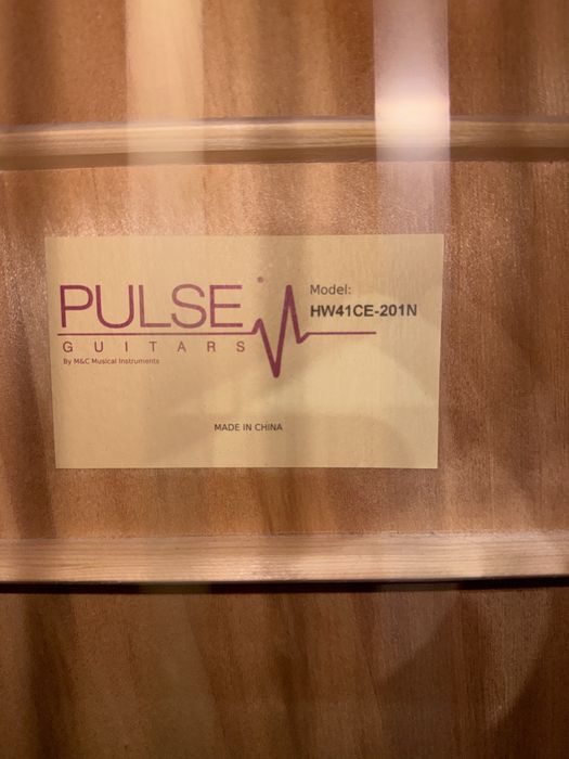 Pachet Chitară electro-acustică Pulse HW41CE + Husă Ibanez, Capodastru Ibanez, Corzi D’Addario EJ26