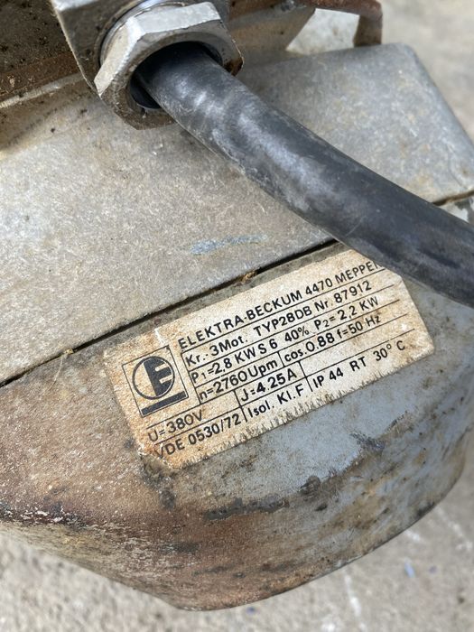 Motor electric trifazat 2,2kw -2800 turatii