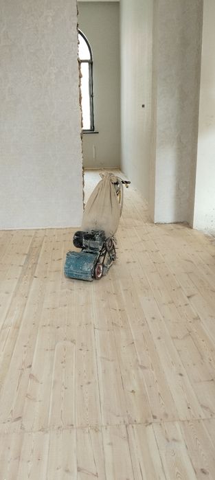 Шлифовка пол паркет рестоврация лакировка