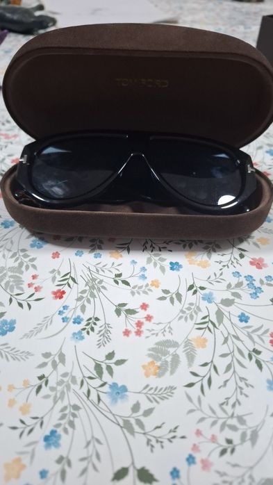 Чёрный Очки Tom Ford