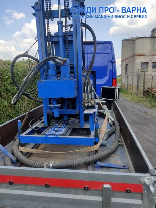 Нова Полупрофесионална Сондажна машина Trailer-120CN до 120 метра