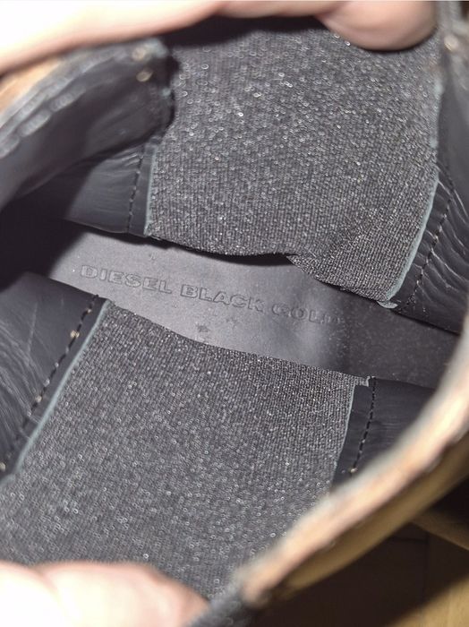 Botine Exclusiviste Diesel Black Gold, Toc 5.5 cm, Damă - 43