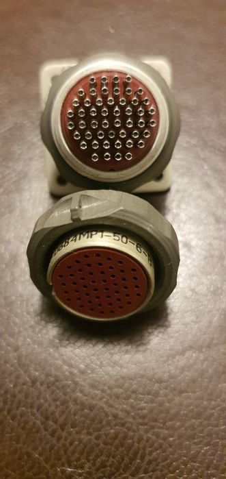 Разъёмы МР1-50-2-В; МР1-50-6-В; РПС1-37Г; РПС1-37Ш  Au