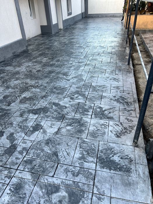 Beton pavaj amprentate