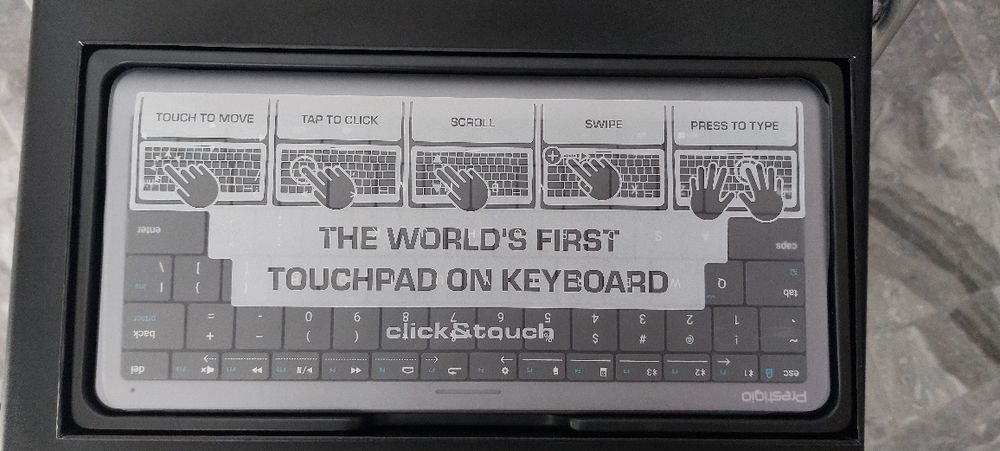 Tastatură Wireless Prestigio Click&Touch – Touchpad integrat