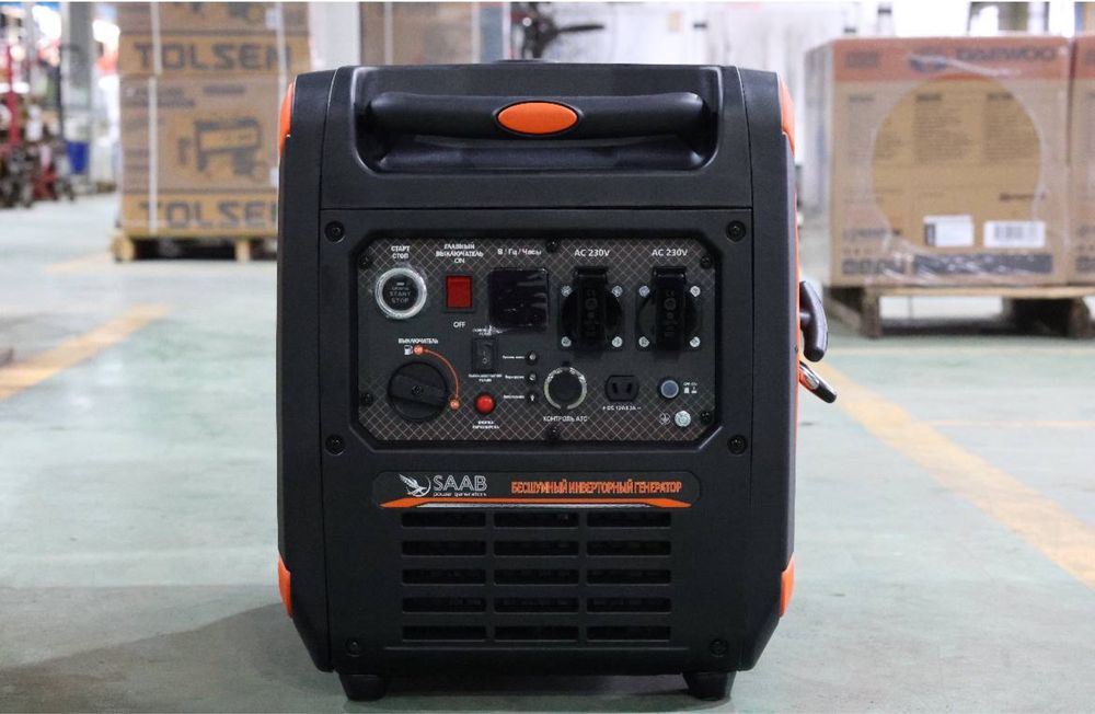 GENERATOR ovozsiz 4.5kwA  Генератор безшумный бензиновый 4.5квА CААБ
