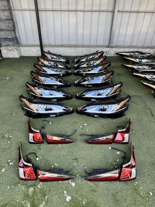 Передние и задние фары на lexus ES оригинал БУ