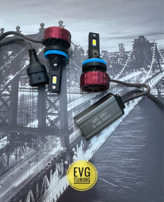 Becuri LED H11 200W 20000LM 6000K CANBUS