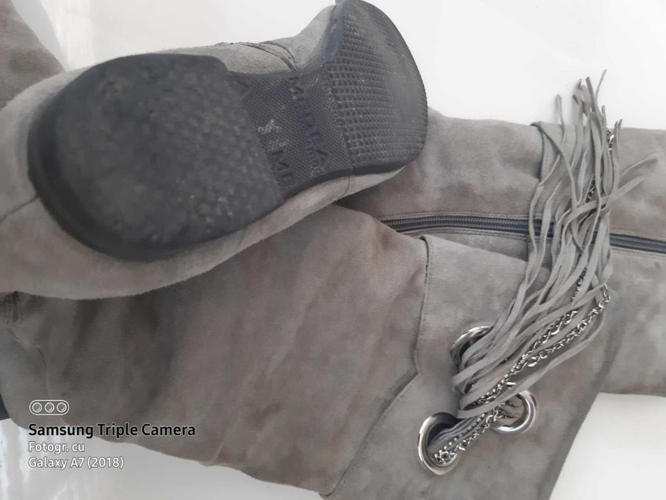 Doua perechi cizme piele naturala marime 36