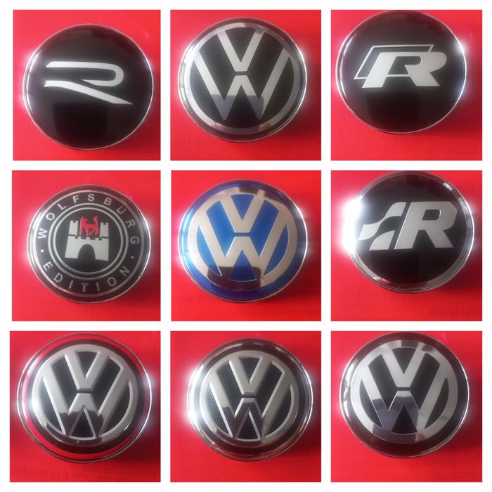 Vw - set 4 capace pentru jante aliaj