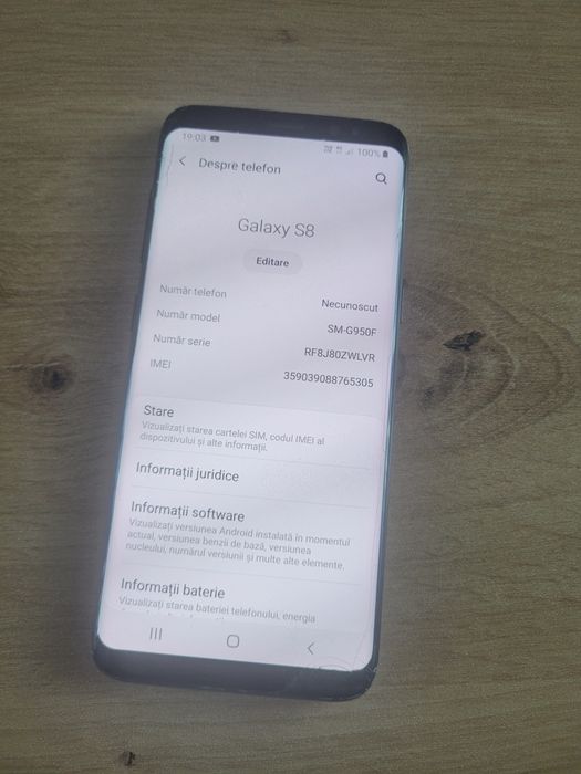 Samsung S8 funcțional Liber de rețea