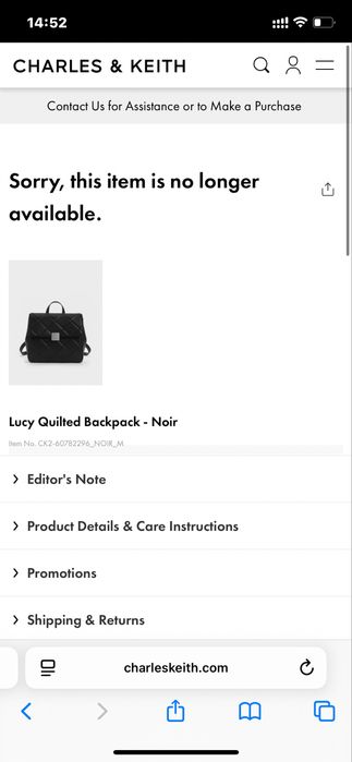 сумка от charles keith