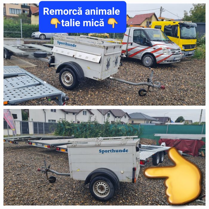 Închirieri Remorci / Trailere Transport Auto, între 750kg și 3500kg