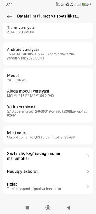 Redmi note 14  8+8 256 gb