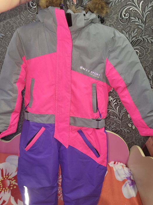 Зимний комбенезон для девочки очень тёплый