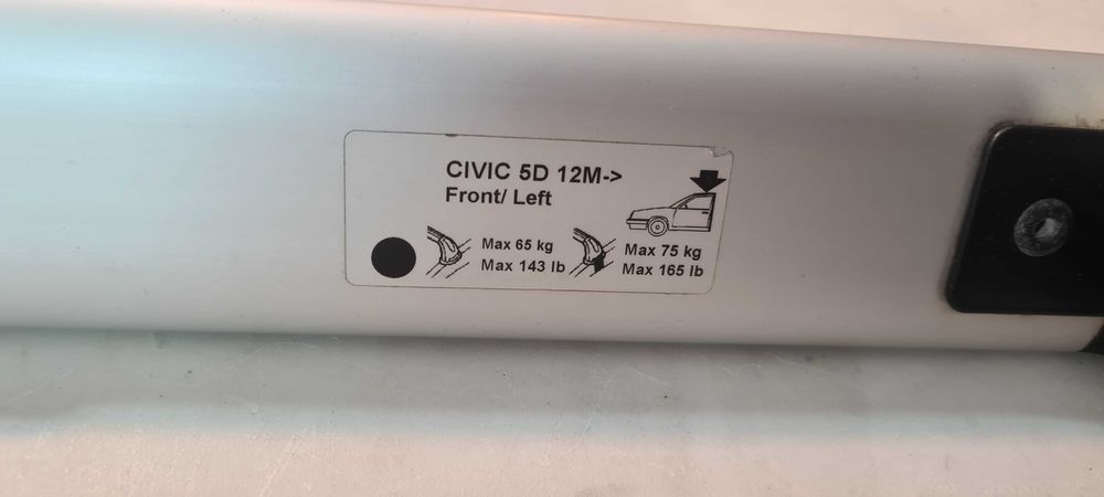 Мазда 2-греди-багажник -thule хонда сивик