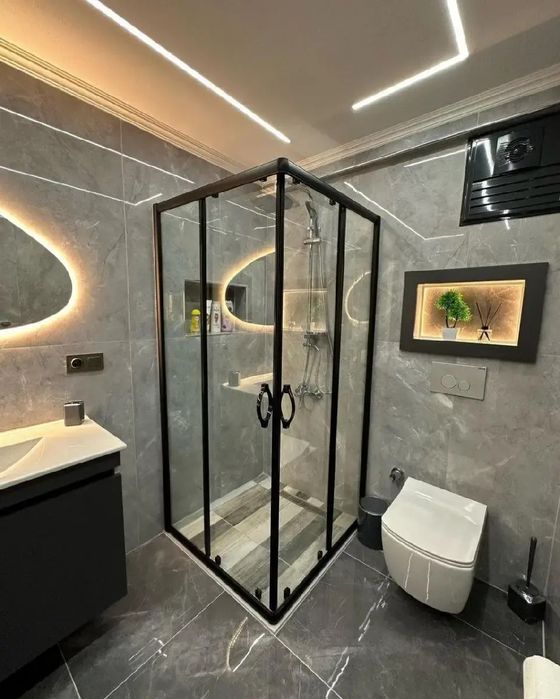 Душевые кабины 10 мм 6мм каленое стекло стеклянные перегородки