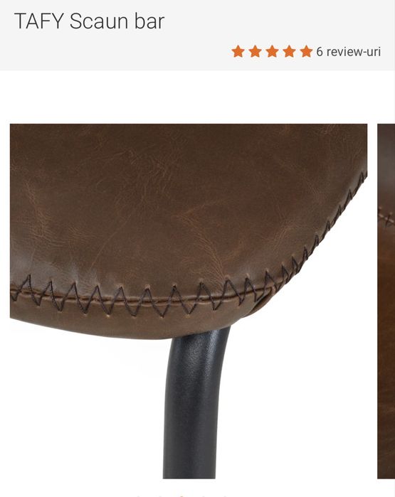 Scaune Bar Mobexpert Tafy, 3 bucati