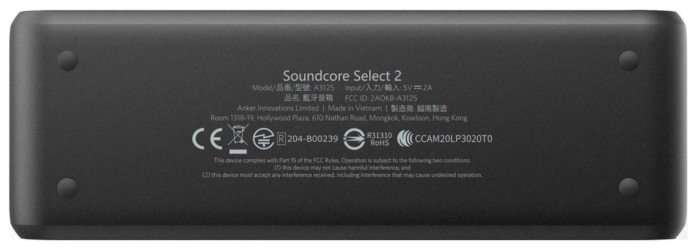 Портатив Anker Soundcore Select 2 - ажойиб акустика BassUp колонкаси