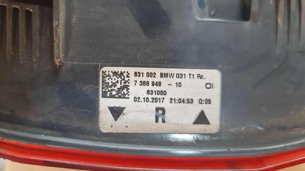 Lampa tripla stop led BMW 5 G31 break touring 7388948 dreapta aripa bara