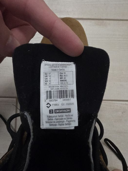 Ghete Piele Iarnă  Impermeabile SH100 X-WARM