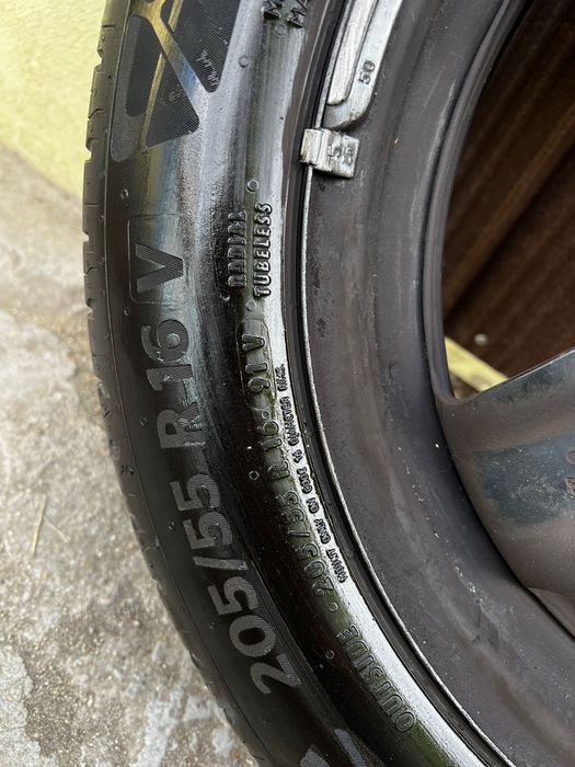 Jante Opel Astra K 5x105 cu anvelope 205/55 R16 Continental vara ca noi!