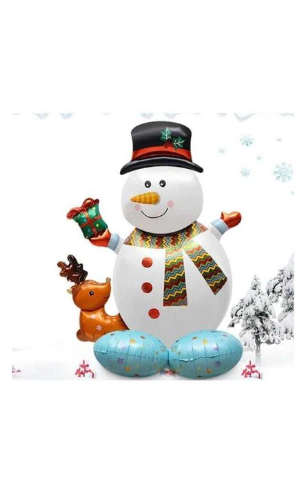 Снеговик надувной