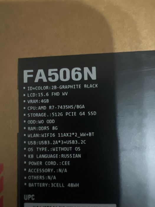 Игравой ноутбук Asus tufgaming 512gb почти новый