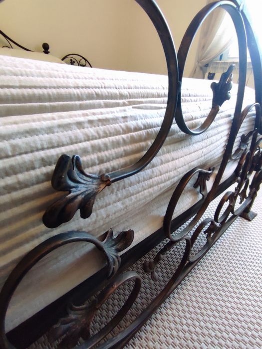 Pat dublu din fier forjat
