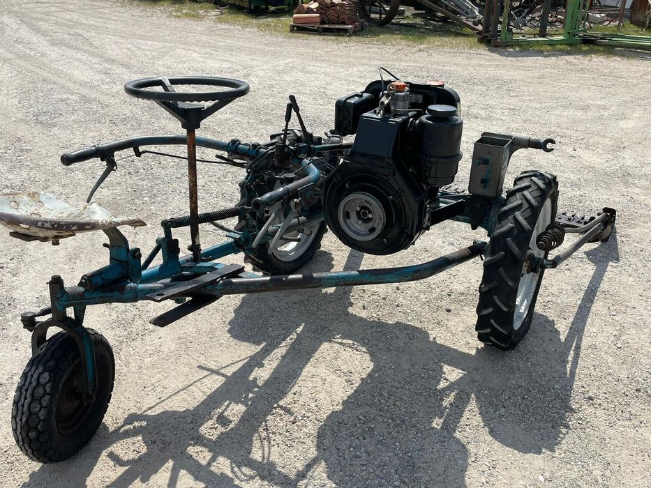 Cositoare BCS diesel motor lombardini, cu volan