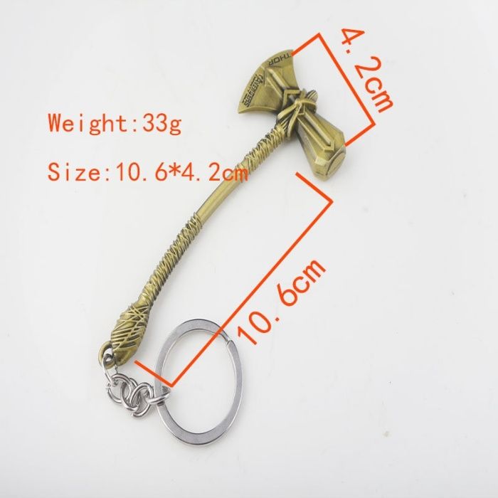 Брелок Marvel Мстители 4 Тор Топор новый- 4500 тнг