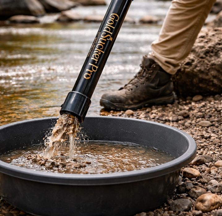 ПРОМО!  Ръчна помпа за злато – Gold Sucker Pro (смукателна, за пясъ