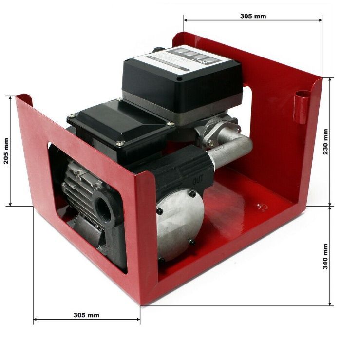 Pompa transfer motorina 80l/minut 220w+ filtru motorina +contor