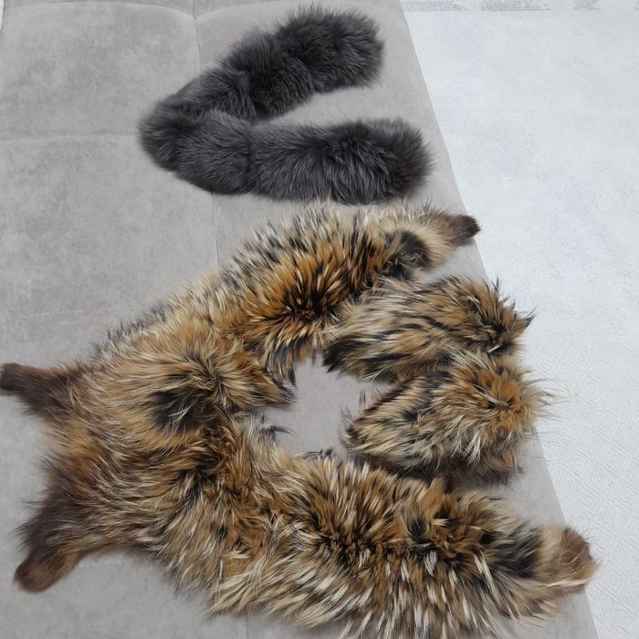 Ворот и нарукавники, енот