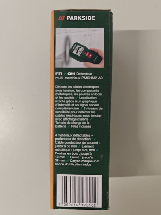 Detector multifuncțional PARKSIDE PMSHM2 A3 LEMN METAL