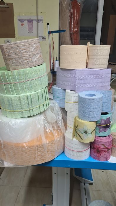 Жалюзи ткани и аппарат для резки