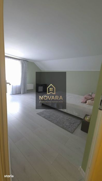 Casa langa Blue Sky cu panouri solare, garaj si terasa mare