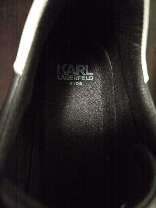 Adidasi Karl Lagerfeld kids, originali - mar 38, piele naturala