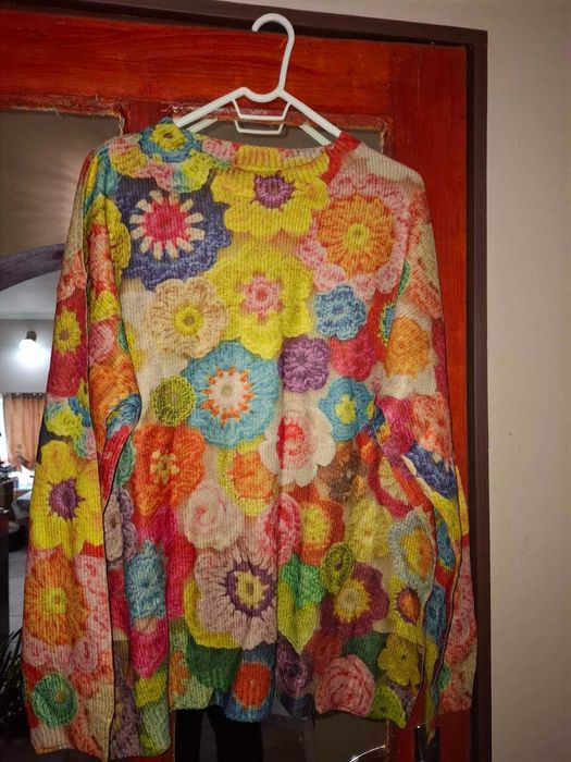 Дамски пуловер 3 Д щампа