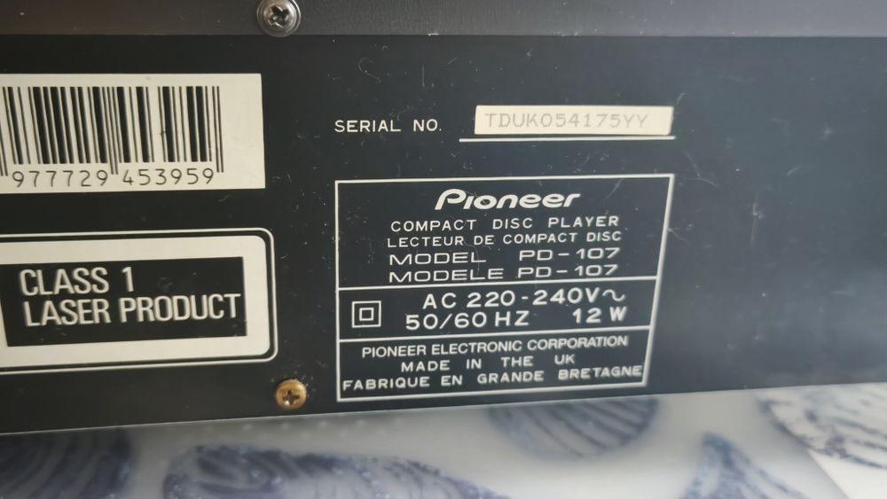 Cd player Pioneer PD-107