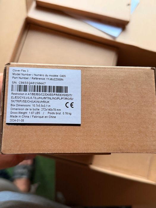 Terminal plata Clover Flex 3 C405 – BLOCAT pe cont, se vinde pentru piese