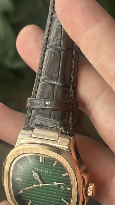 Set trei ceasuri noi curea piele lac nepurtate rosegold