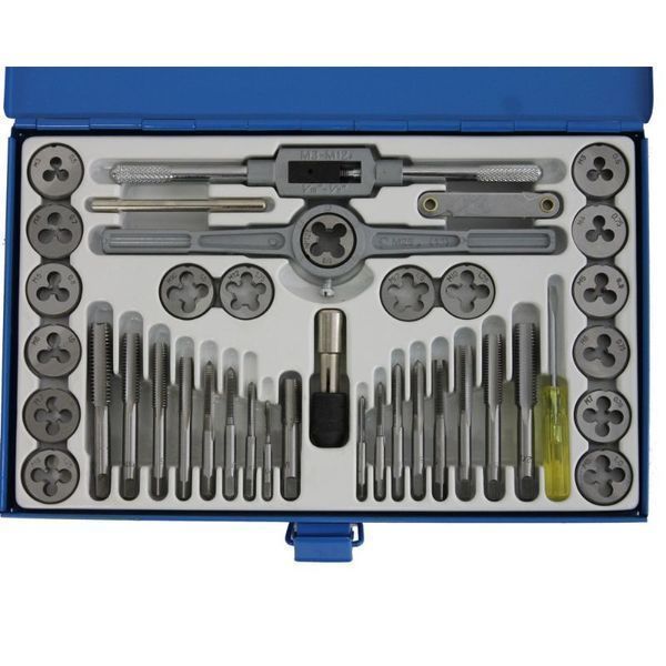 Комплект от 40 части метчици и плашки jmc