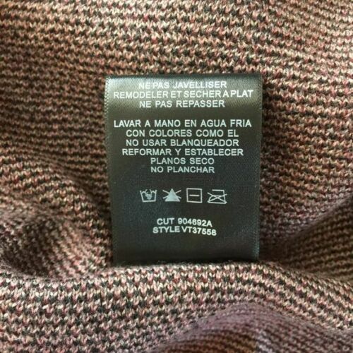 Vertigo Дълга Плетена Жилетка с Качулка L Многоцветна Без Закопчаване