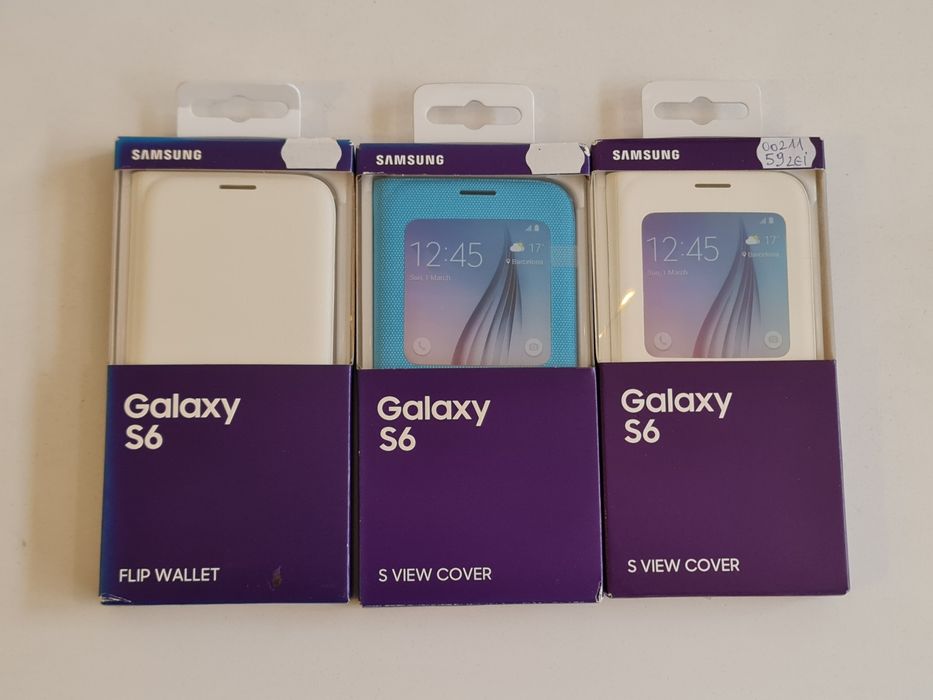 Husa flip wallet originala samsung s6 g920 activa noua