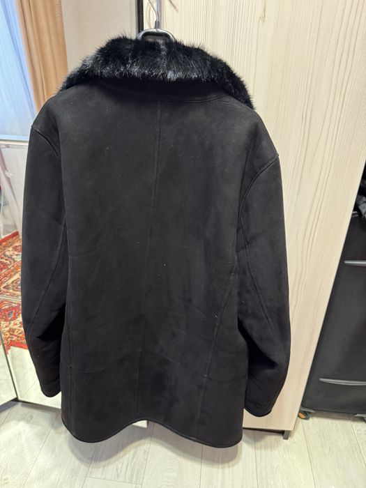 Дубленка мужская (замша+норка)