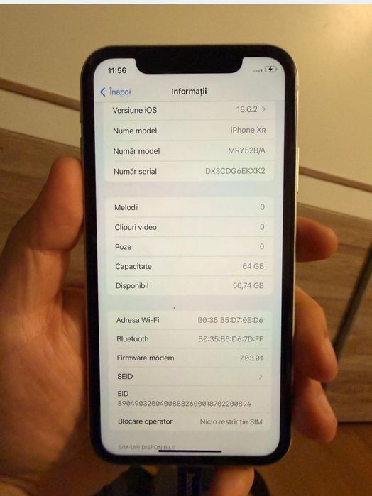 Vând/Schimb iPhone XR Alb