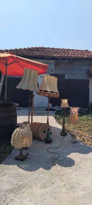 Бронзова антична лампа