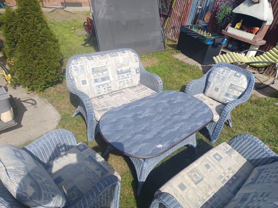Vand set de ratan