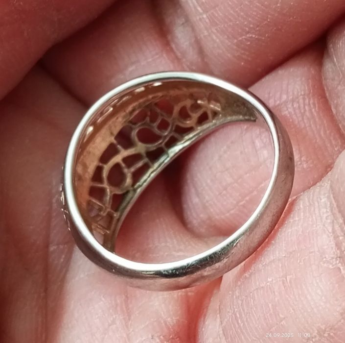 Тоза кумуш узук (колцо из чистое серебро)